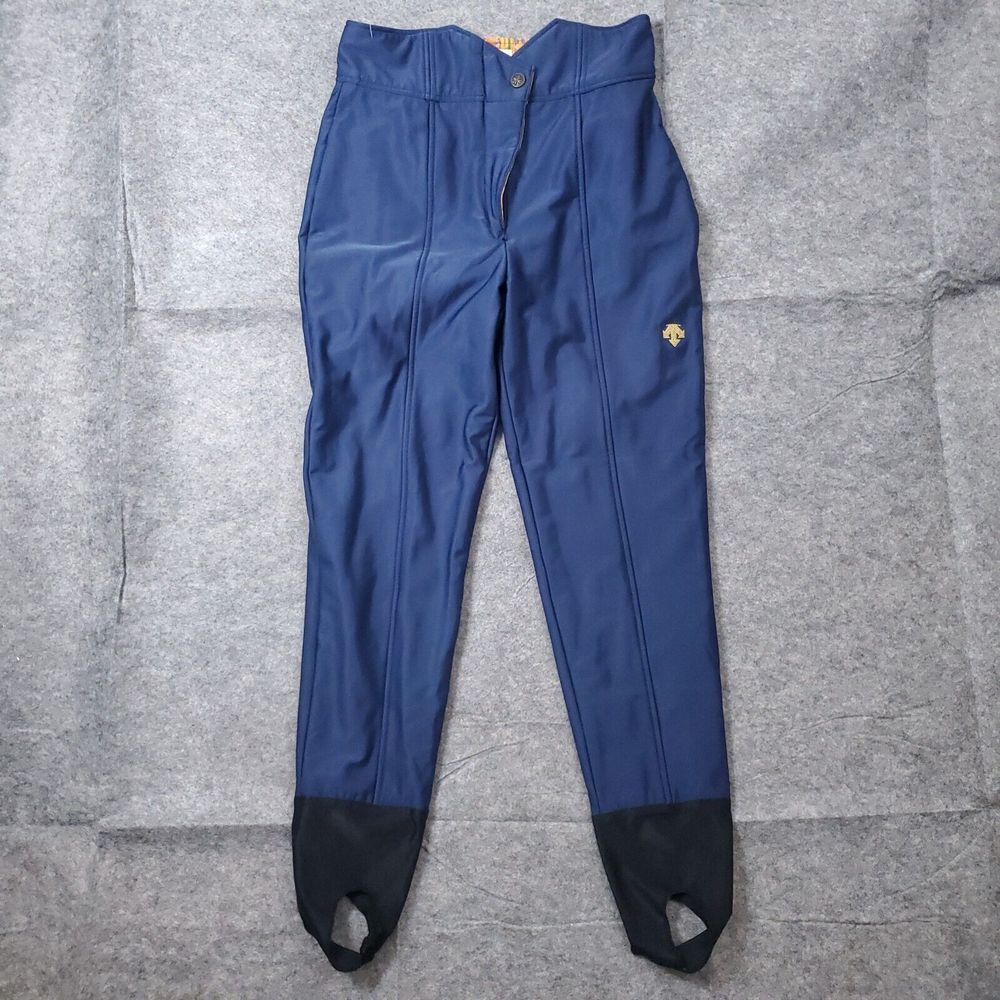 Descente Vintage Pants Womens Size 28 Snowboard‎ Ski Dark Royal Blue High Rise
